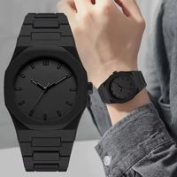 All Black Watch Polycarbon 43,5 mm / unusual watch all Black