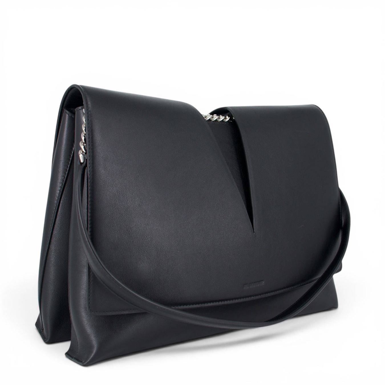 Jil Sander Taschen für Damen: Jil Sander Medium View Schultertasche schwarz – Gebraucht aus Binningen von Designerlabels 2