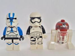 3 minifigurines Lego Star Wars 3 Lego Star Wars minifiguren