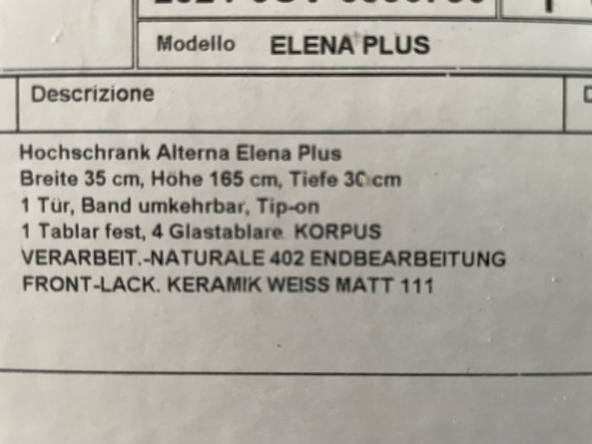 Armadi: Alterne Elena Plus Badschrank NEU – Nuovo (secondo la descrizione) da Uttwil venduto da Mirabellablau 3