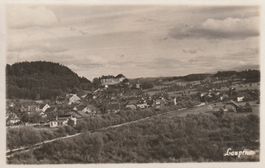 Laupen- Karte gelaufen-Militärstempel