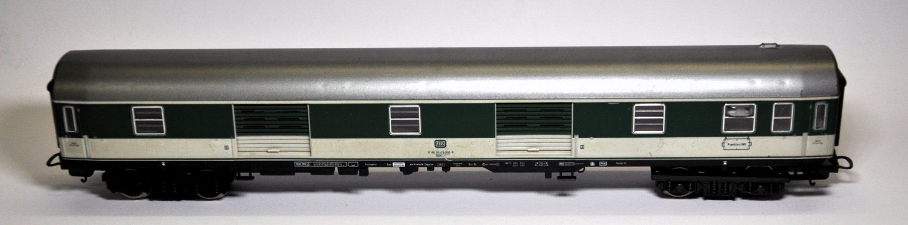 Fleischmann Modellini di ferrovie: Gepäckwagen Fleischmann DB H0 GS – Usato da Grabs venduto da Fadenquarz 1