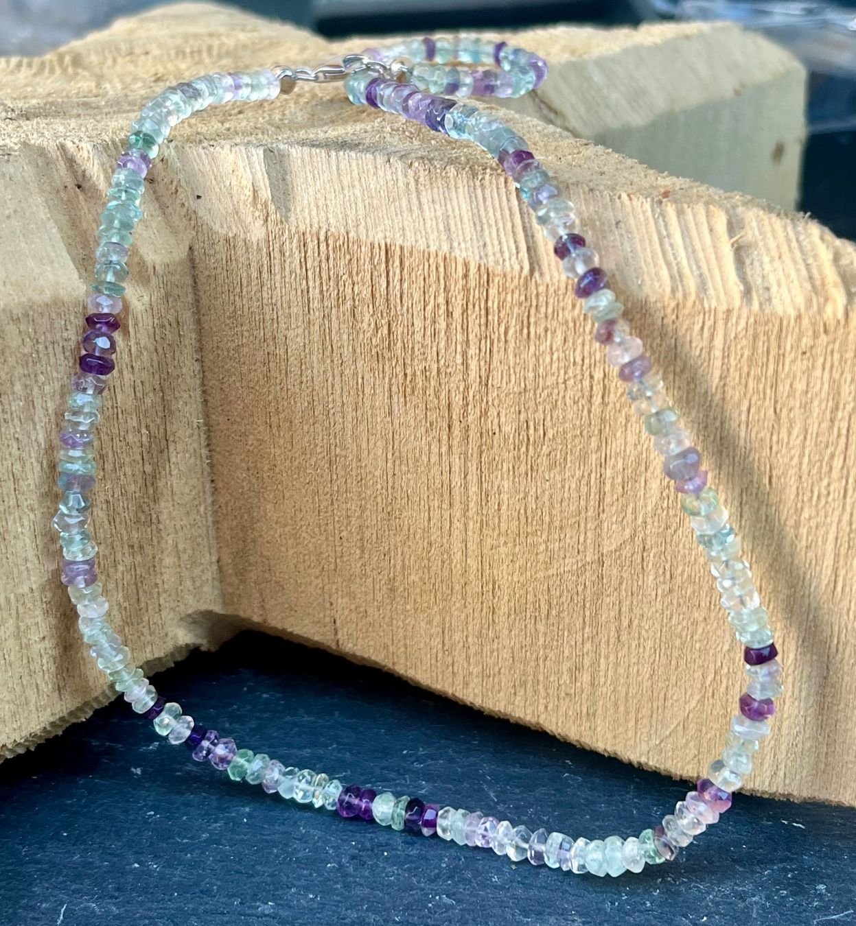 Catenine: Fluorit Kette – Nuovo (secondo la descrizione) da Diegten venduto da hamofi57 6