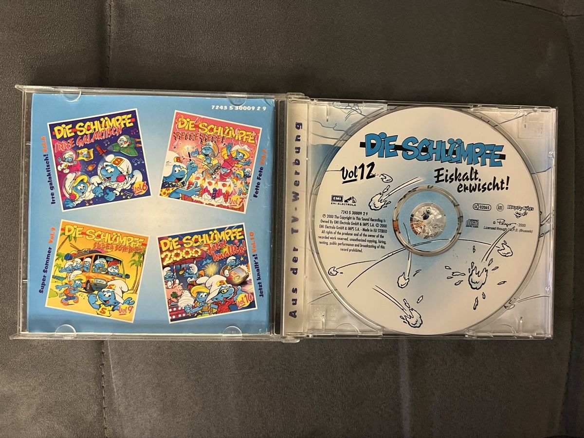 CD: CD Die Schlümpfe Vol. 12 Eiskalt Erwischt! – Usato da Zürich venduto da rigani 2