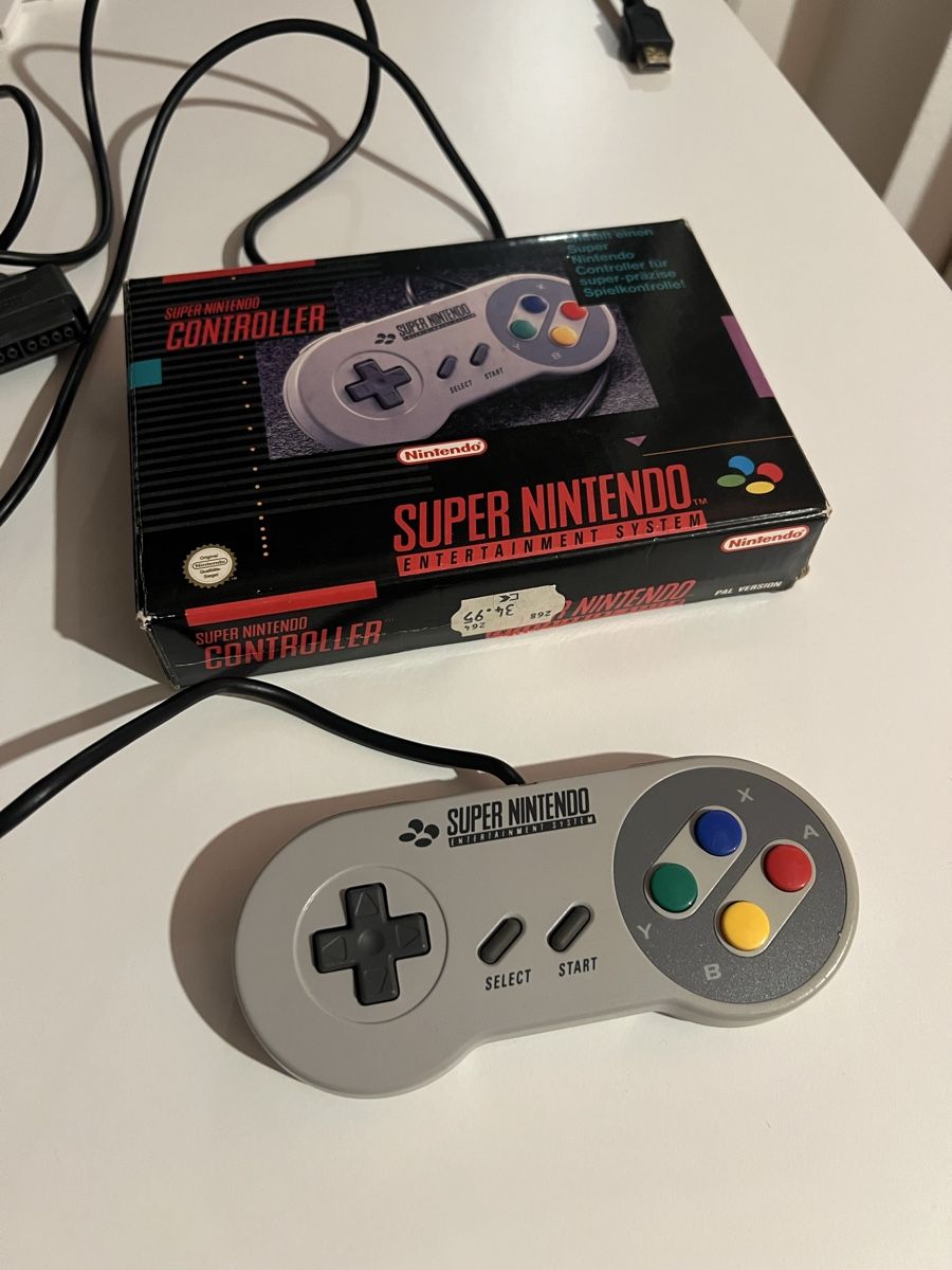 Nintendo Controller: Super Nintendo SNES Controller OVP – Usato da Schönenbuch venduto da retrohunter 3