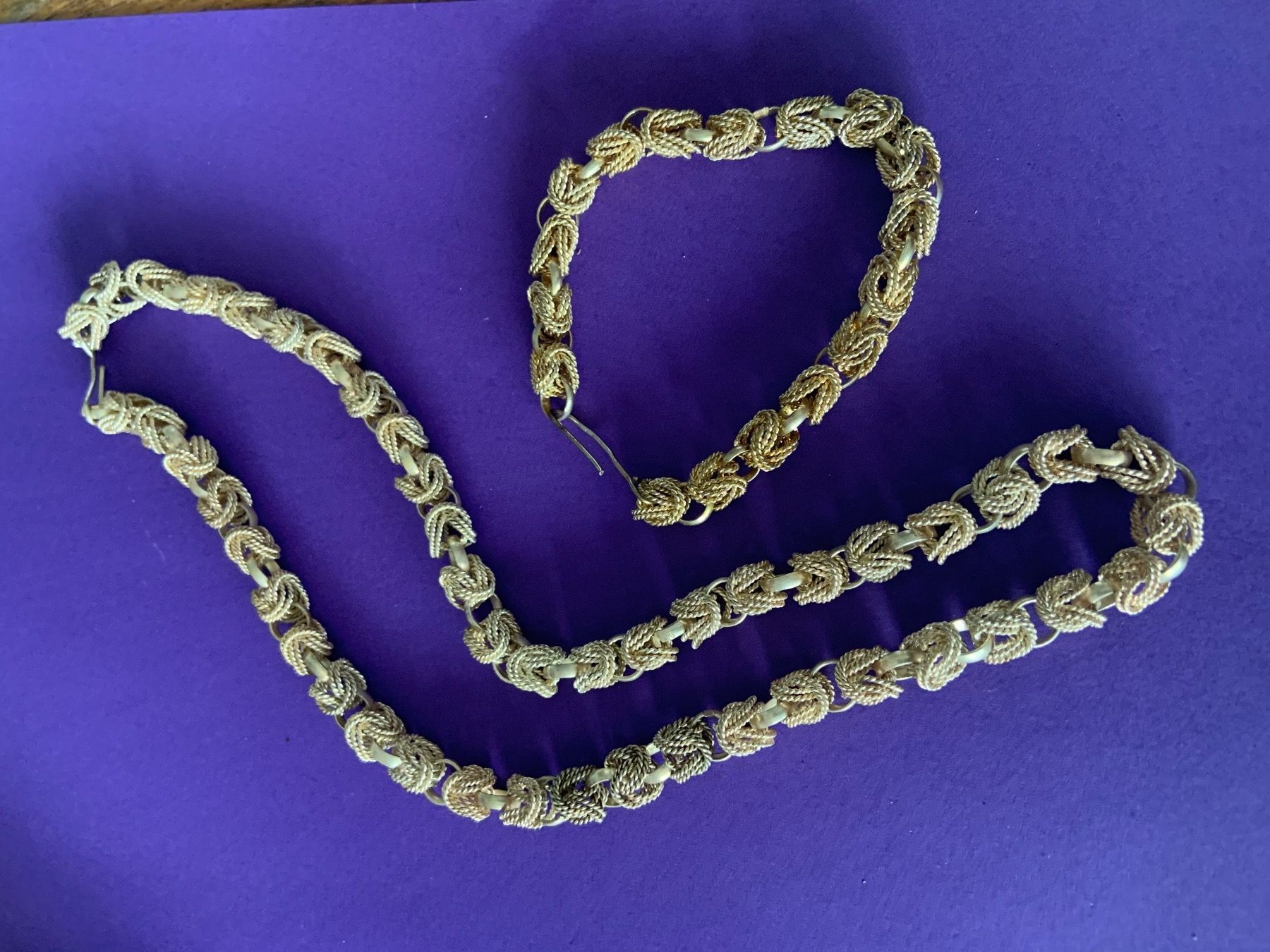 Catenine: Silberkette & Bracelet vergoldet! – Usato da Dittingen venduto da Bijoubelle