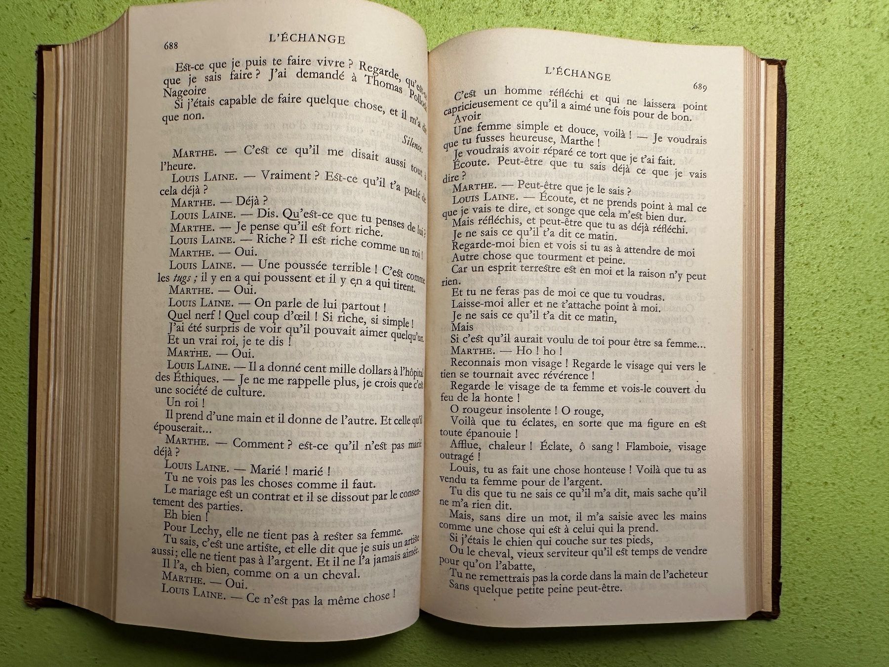 Libri: Paul Claudel: Théâtre. – Usato da Zürich venduto da allp 6
