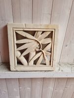 Sandstein Relief, Wandbild mit Bambus Motiv, Top Zustand!