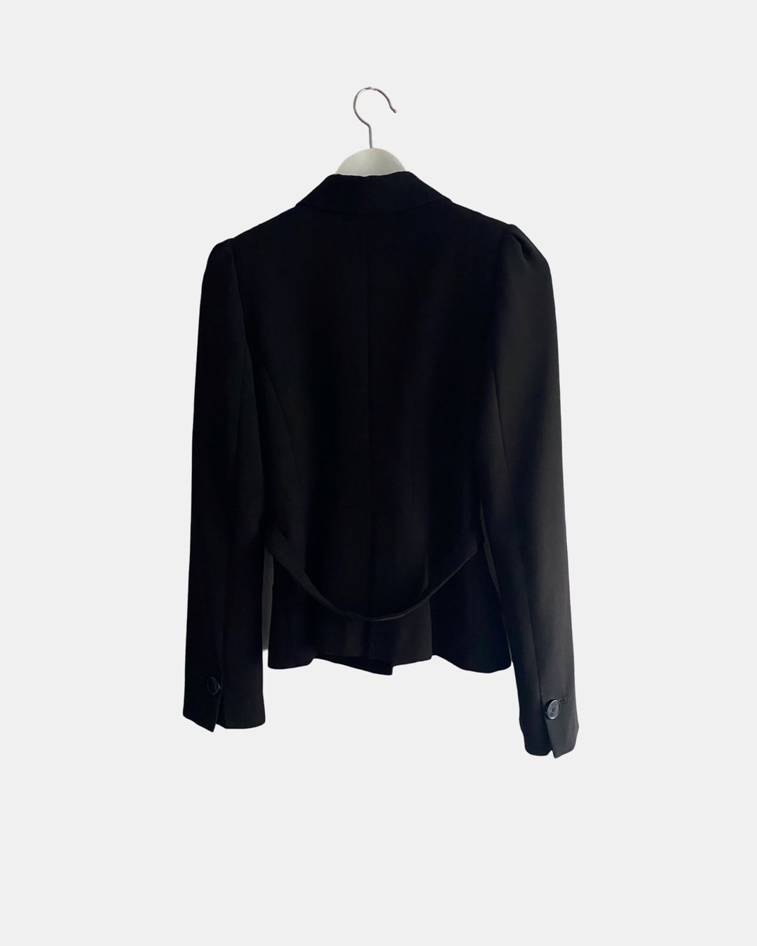 Jacken: Schwarzer Blazer MAX&Co. tailliert mit Gürtel – Gebraucht aus Jona von vanessasupermarket20 4