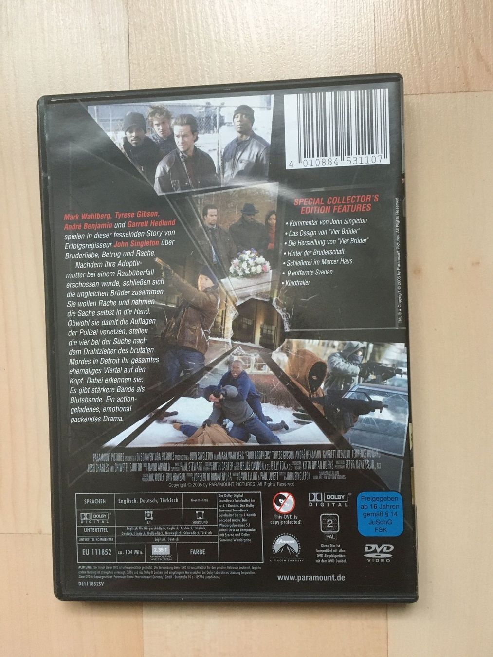 Tutti i DVDs: Vier Brüder – Usato da Oberurnen venduto da Numi2000 1