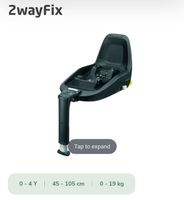Autositz Babysitz Basis 2wayfix Maxi Cosi mit Isofix