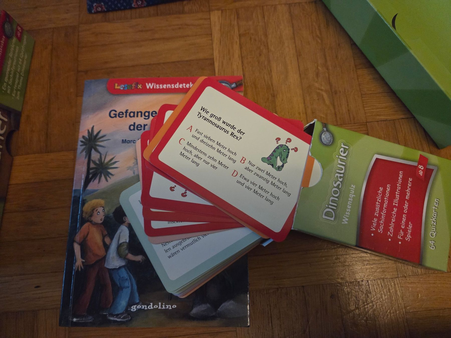Giochi: Dinosaurier Ratekrimi und Quizkarten – Usato da Basel venduto da grandfamily 2