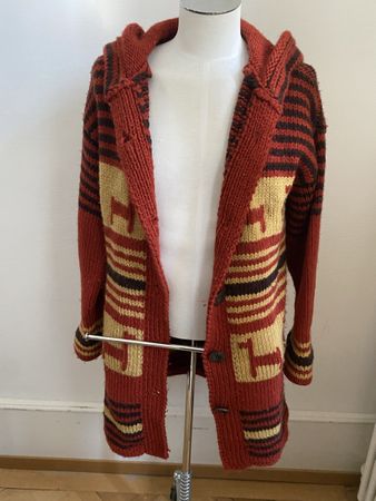 Mexikanische Strickjacke aus Wolle, Gr. L