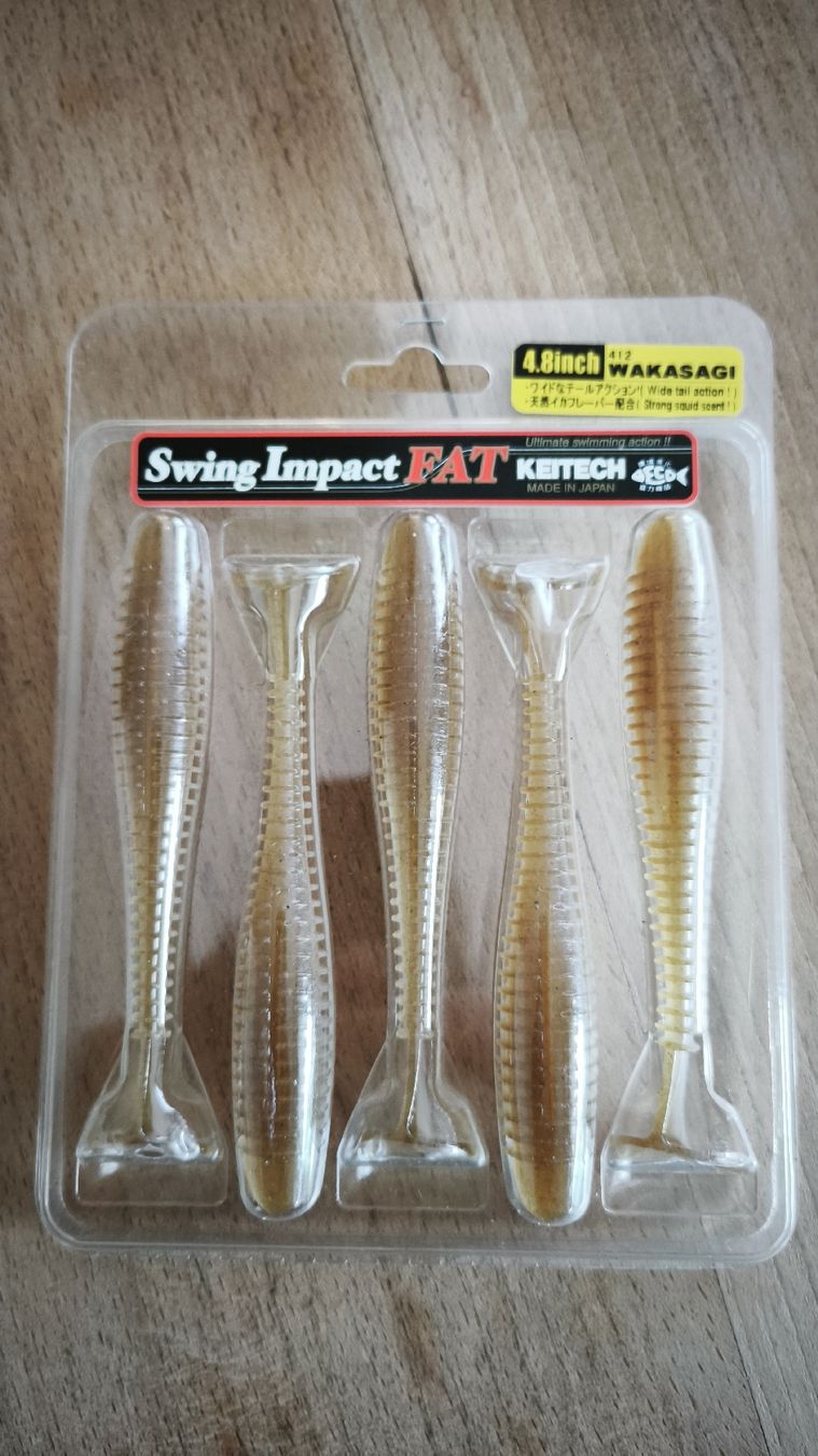 Keitech Köder: Keitech Swing Impact 4.8' Wakasagi – Neu und originalverpackt aus Sarnen von sebalant