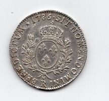 (367) Frankreich, 1 Ecu, 1786, vz/stgl