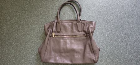 Abro Ledertasche taupe