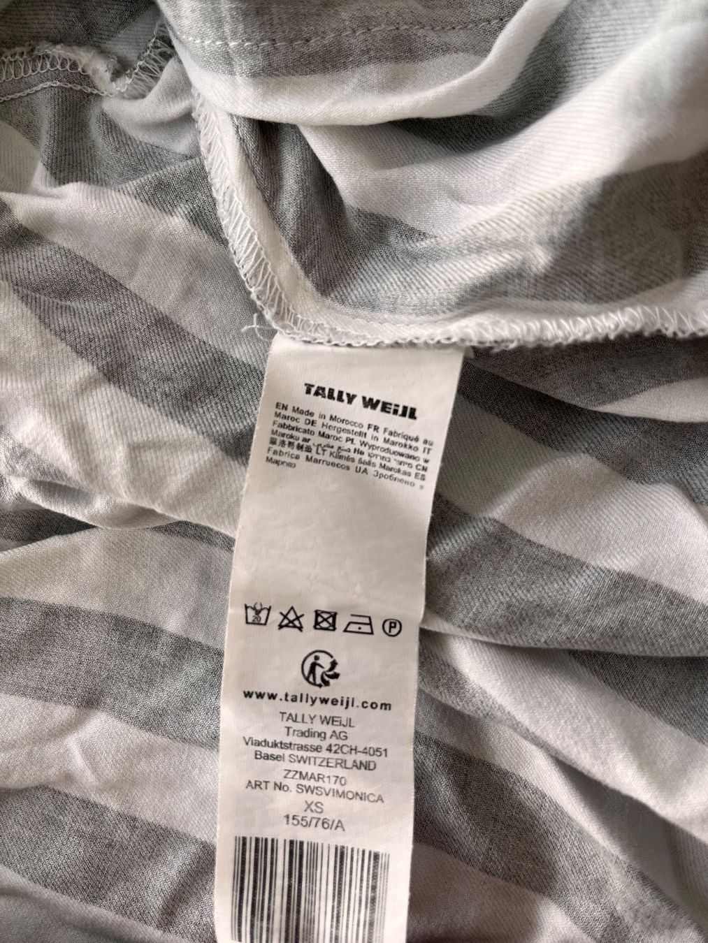 Camicette: Chemise rayée en vert/blanc, élégante, comme neuve! – Nuovo (secondo la descrizione) da Meyrin venduto da Sandra6 2