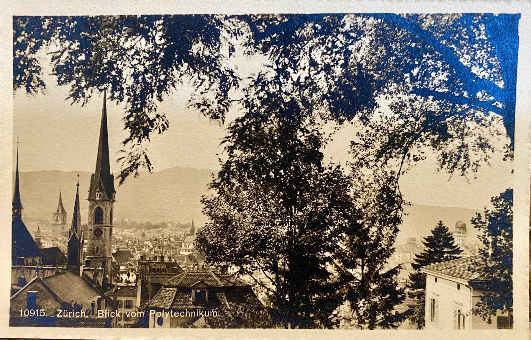 Ansichtskarten: Zürich - Blick vom Polytechnikum – Gebraucht aus Root von ENGLAND-TREASURES 1