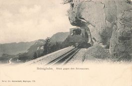 Brünig bahn BE Bahnstrecke Blick Brienzersee