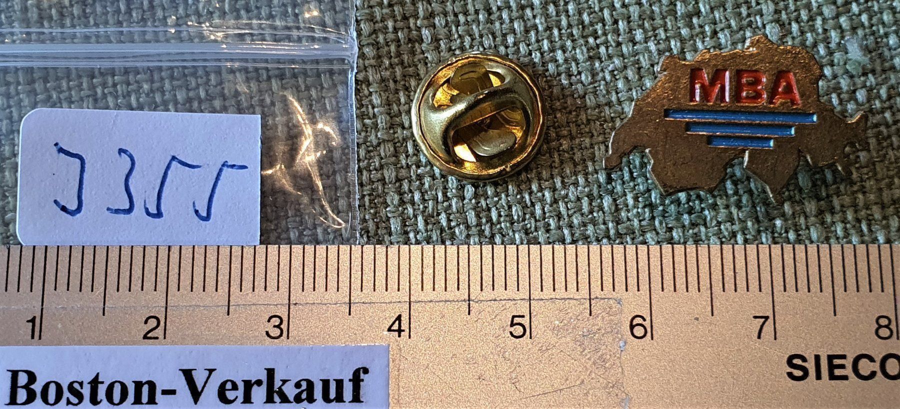 Placchette & Badge: J355 - Pin Schweiz  MBA – Usato da Reinach BL venduto da Boston-Verkauf 1