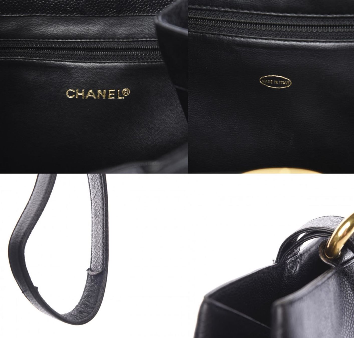 Chanel Borse da donna: Vintage CHANEL Caviar CC Drawstring Bucket Shoulder Tasche – Usato da Cham venduto da Trendy_Outlet 7