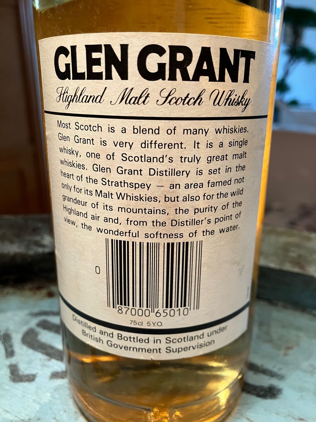 Glen Grant Bevande alcoliche: Glen Grant 5 Years 1978 75cl – Nuovo (secondo la descrizione) da Aarwangen venduto da concorde58 2