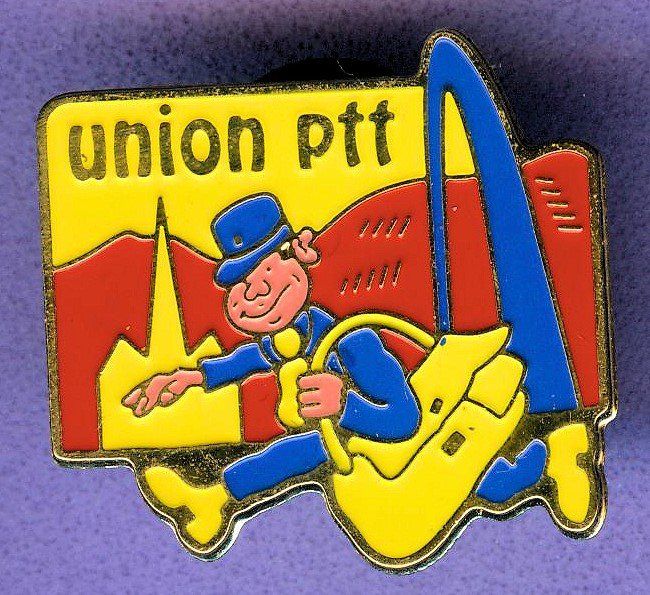 Plaketten & Abzeichen: PTT   Union – Gebraucht aus Winterthur von Sammleroase