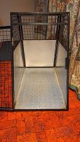 Hundetransportbox Metall schwarz guter Zustand