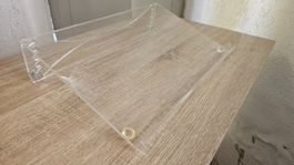 Supporto in plexiglass trasparente x laptop Bakker Elkhuizen