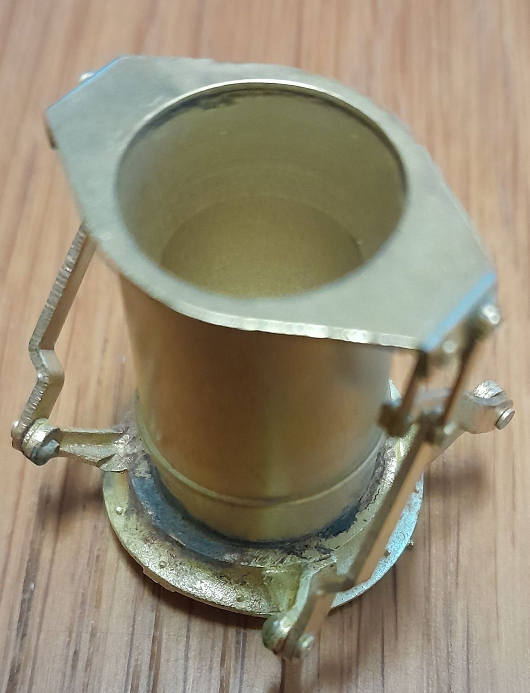 Modellini di ferrovie: brass chimney steam engine ca. 25 mm hoch – Nuovo (secondo la descrizione) da Tafers venduto da Fbrh