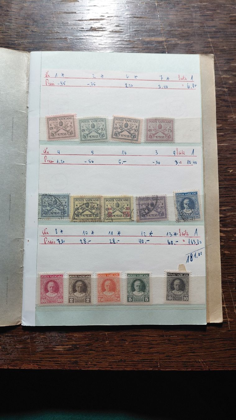 Alle Briefmarken: Super Sammlung Vatikan  – Gebraucht aus Riniken von ChriguG75 1