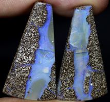 Australischer Boulder Opal Paar 55.00Cts