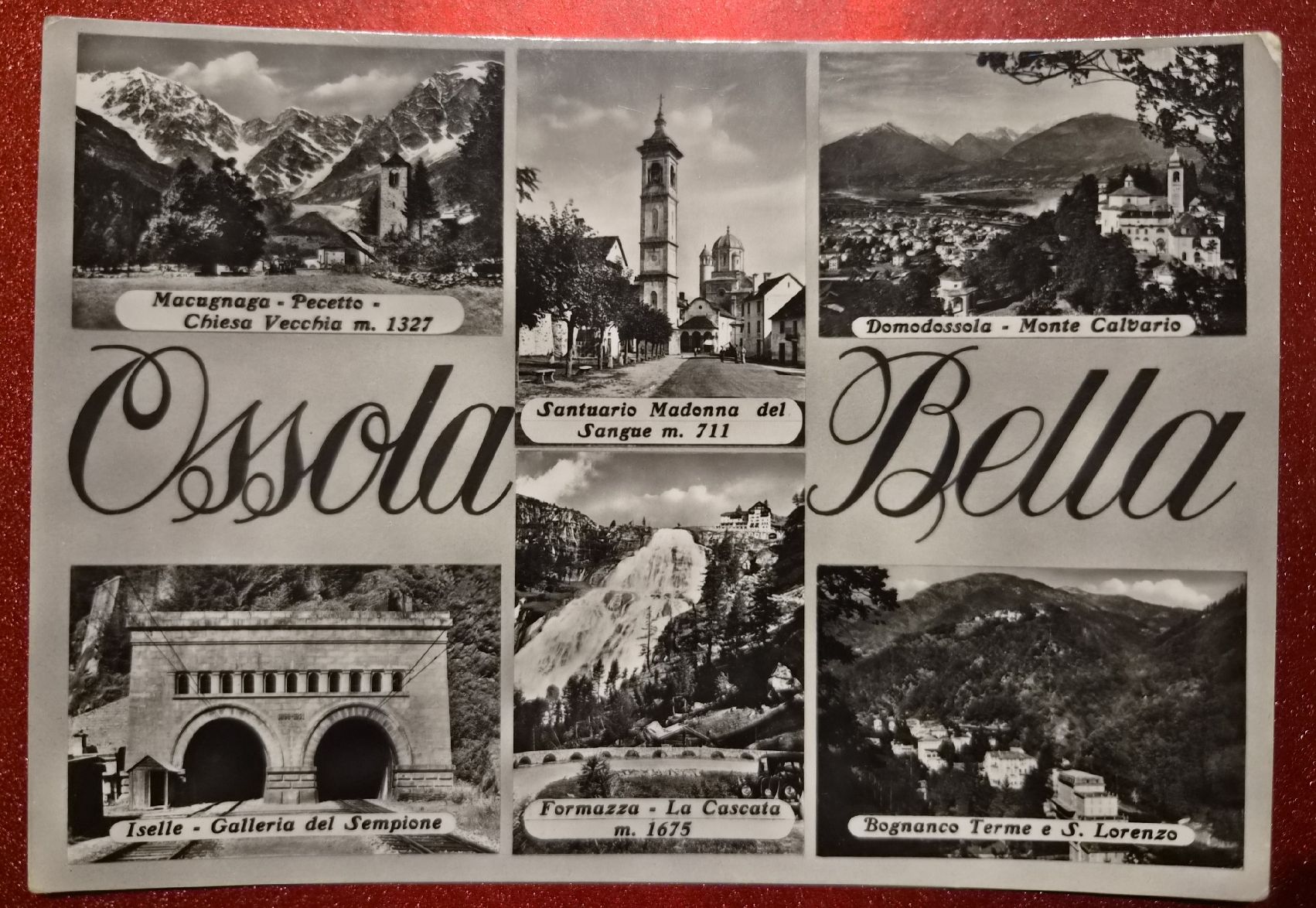 Ansichtskarten: Ossola Bella mit 6 Motiven top – Gebraucht aus Melchnau von Arthurius