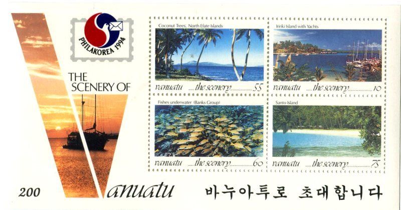 Tous les timbres: Block "Natur". Vanuatu – Neuf avec emballage d'origine à Basel par Butsch5