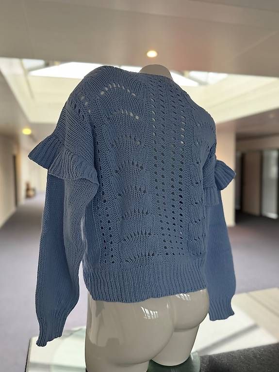 Maglioni & Felpe: Hellblauer Strickpullover mit Lochmuster Liu Jo – Usato da Steinhausen venduto da deikoon 1