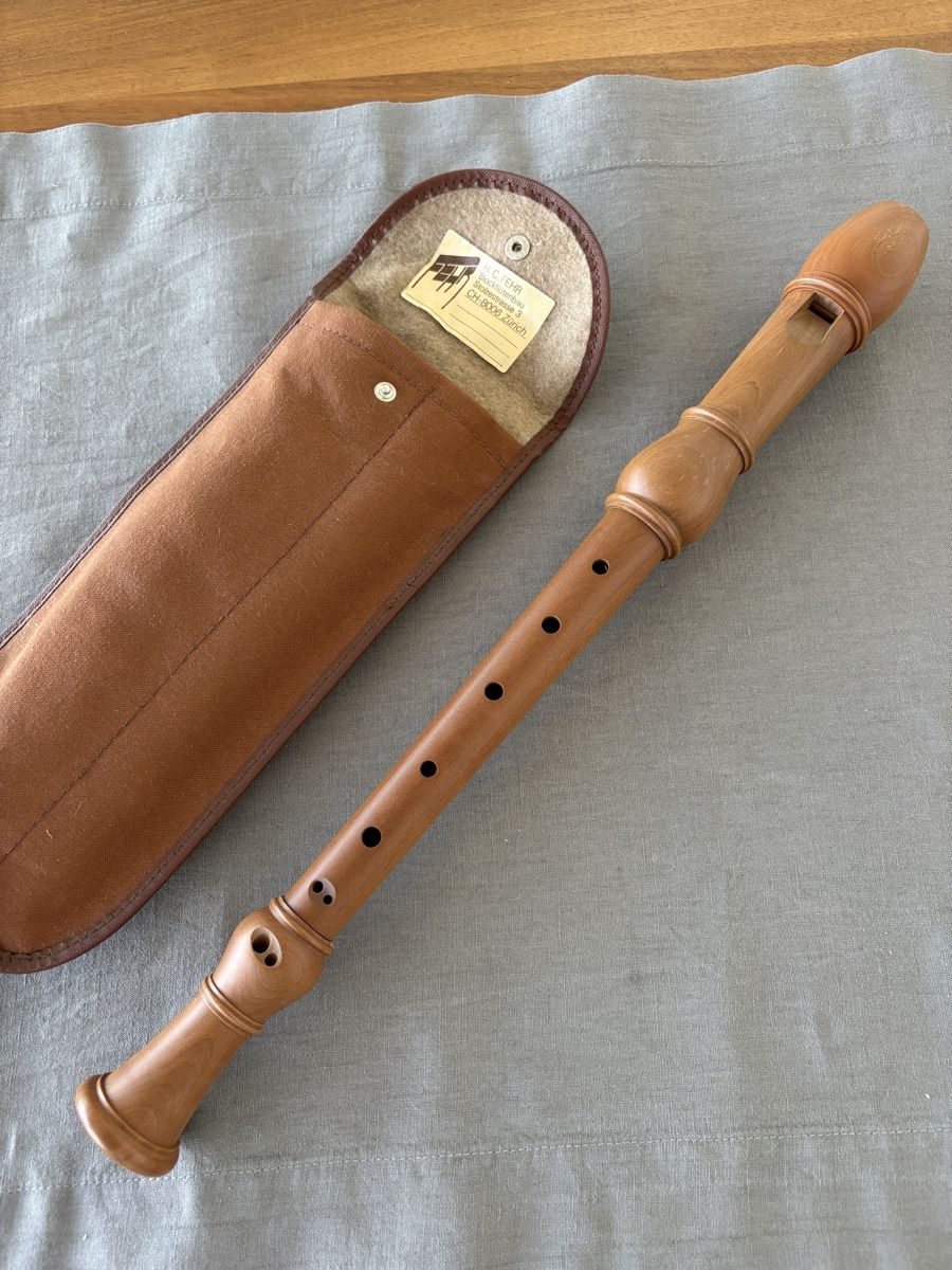 Strumenti musicali: Alt-Blockflöte H.C.FEHR, Zürich – Usato da Rüti ZH venduto da Hanibal56