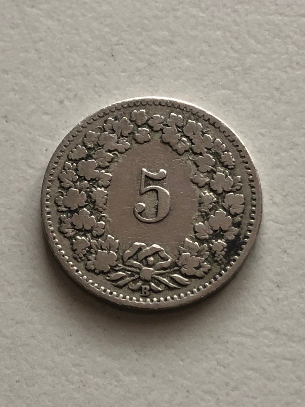 Alle Münzen: 5 Rp. 1897 – Gebraucht aus Schötz von Odpa 1