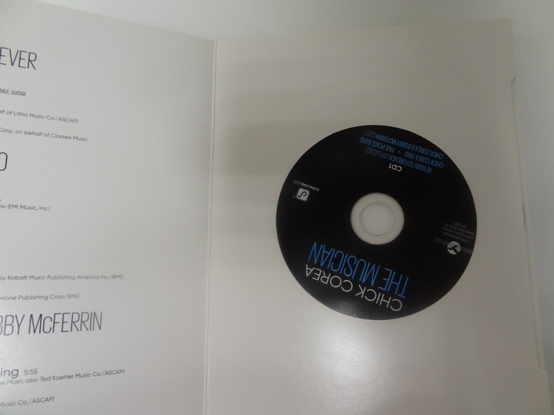 CD: Chick Corea - The Musician - Blu-Ray & 3CDs – Usato da luzern venduto da musicandart 3
