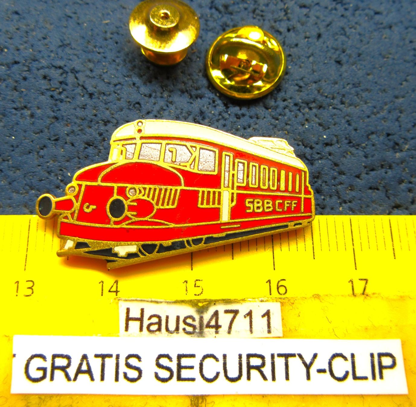 SBB/CFF/FFS Placchette & Badge: SBB CFF " ROTER PFEIL " E-LOK OLDTIMER VINTAGE PIN ENAMEL – Usato da Ettingen venduto da Hausi4711