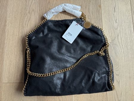 Stella McCartney Falabella Handtasche Schwarz Goldkette
