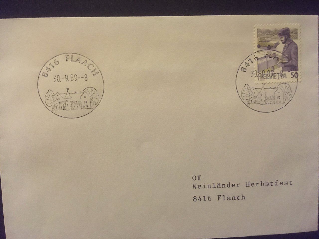 Alle Briefmarken: Schweiz diverse Belege 1965-1989 – Gebraucht aus Nesslau von zueri6 2