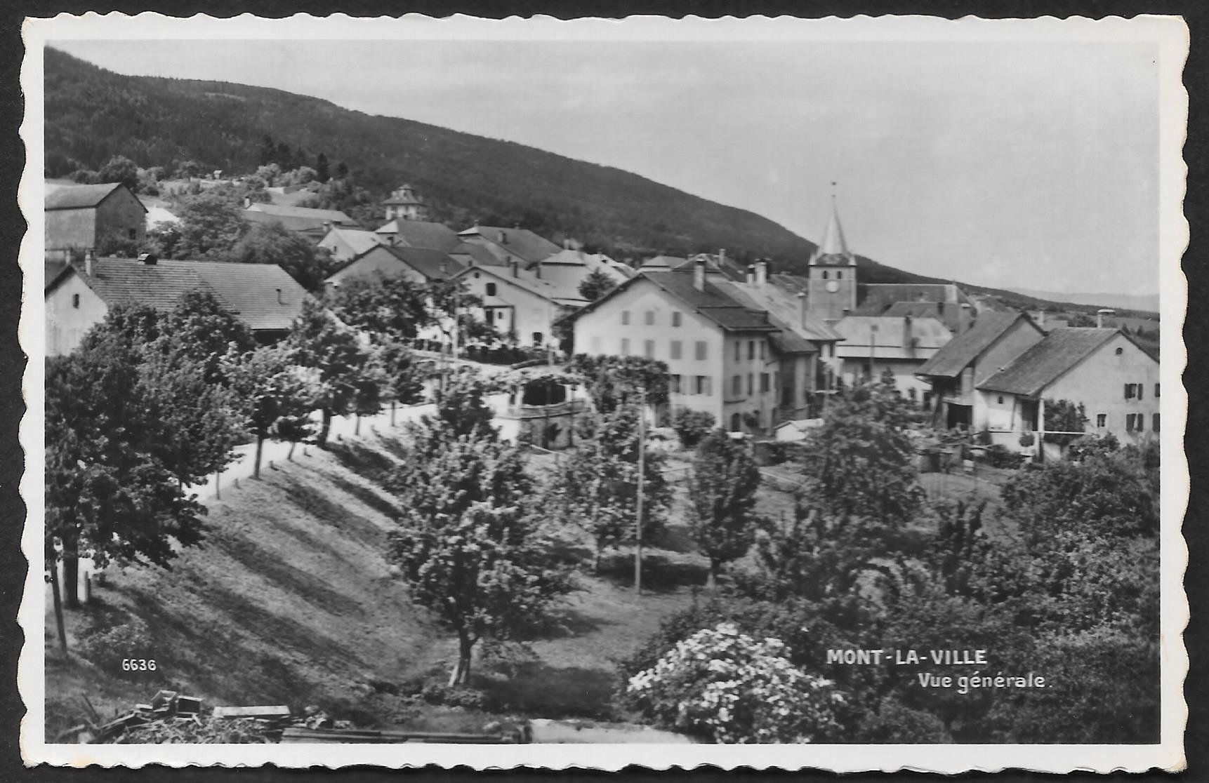 Cartes postales: Mont-La-Ville Vue générale – D'occasion à Olten par clotaldi