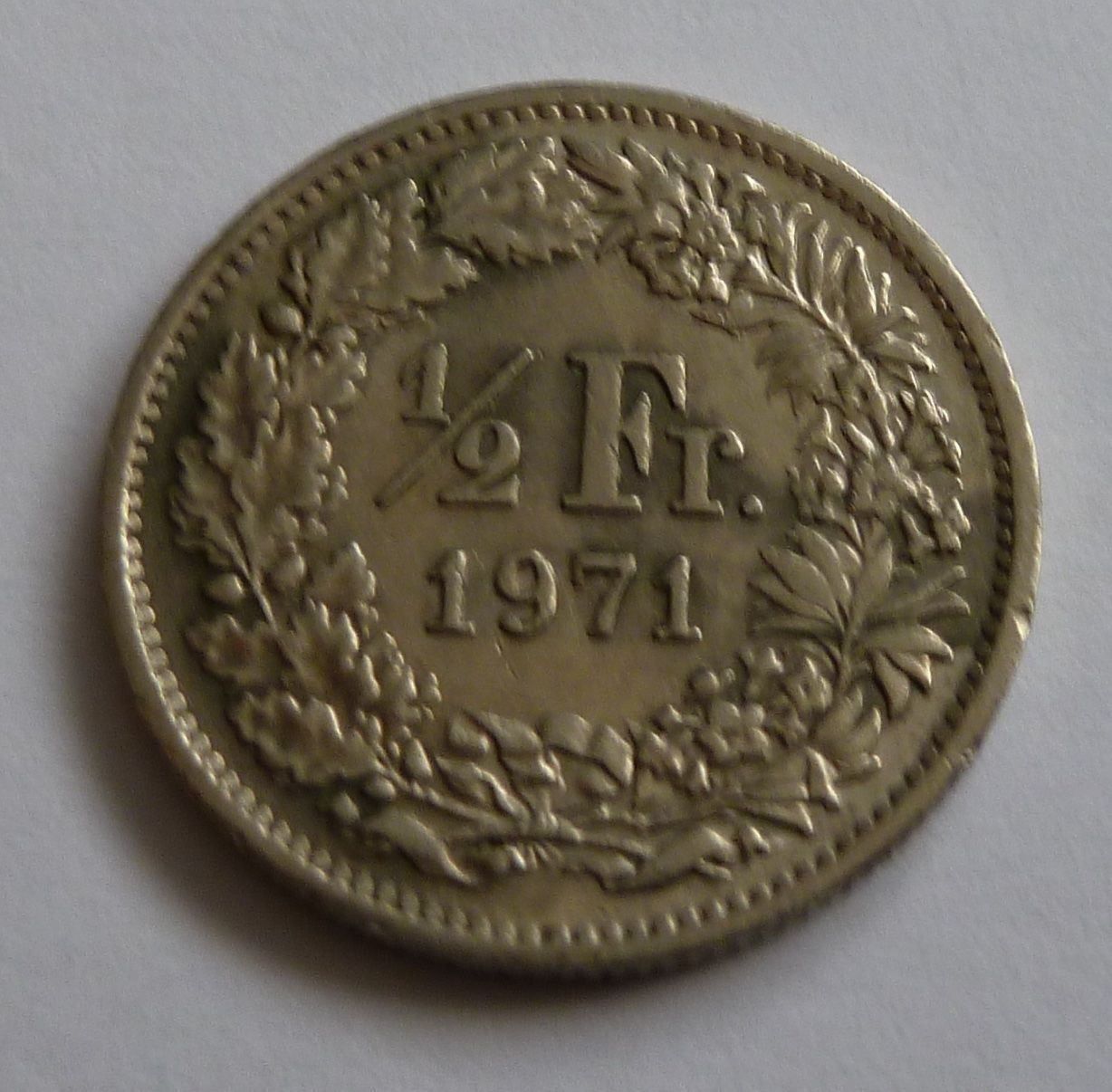 Tutti le monete: 1/2 Fr. 1971 – Usato da Niederglatt ZH venduto da Viktor1949