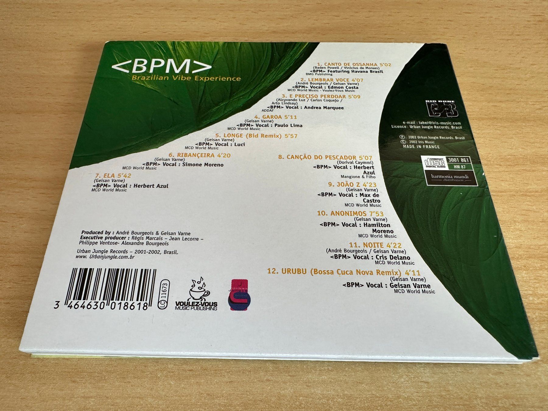 CD: <BPM> – Brazilian Vibe Experience – Usato da Rikon im Tösstal venduto da Alpenmutz 1