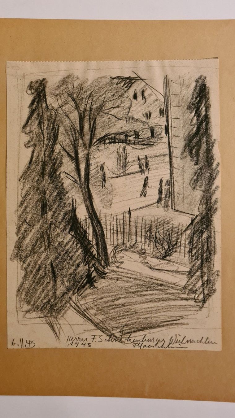 Tableaux: Felix Möschlin Kohle, Expressionist – D'occasion à Emmenbrücke par Kunstankaufverkauf9