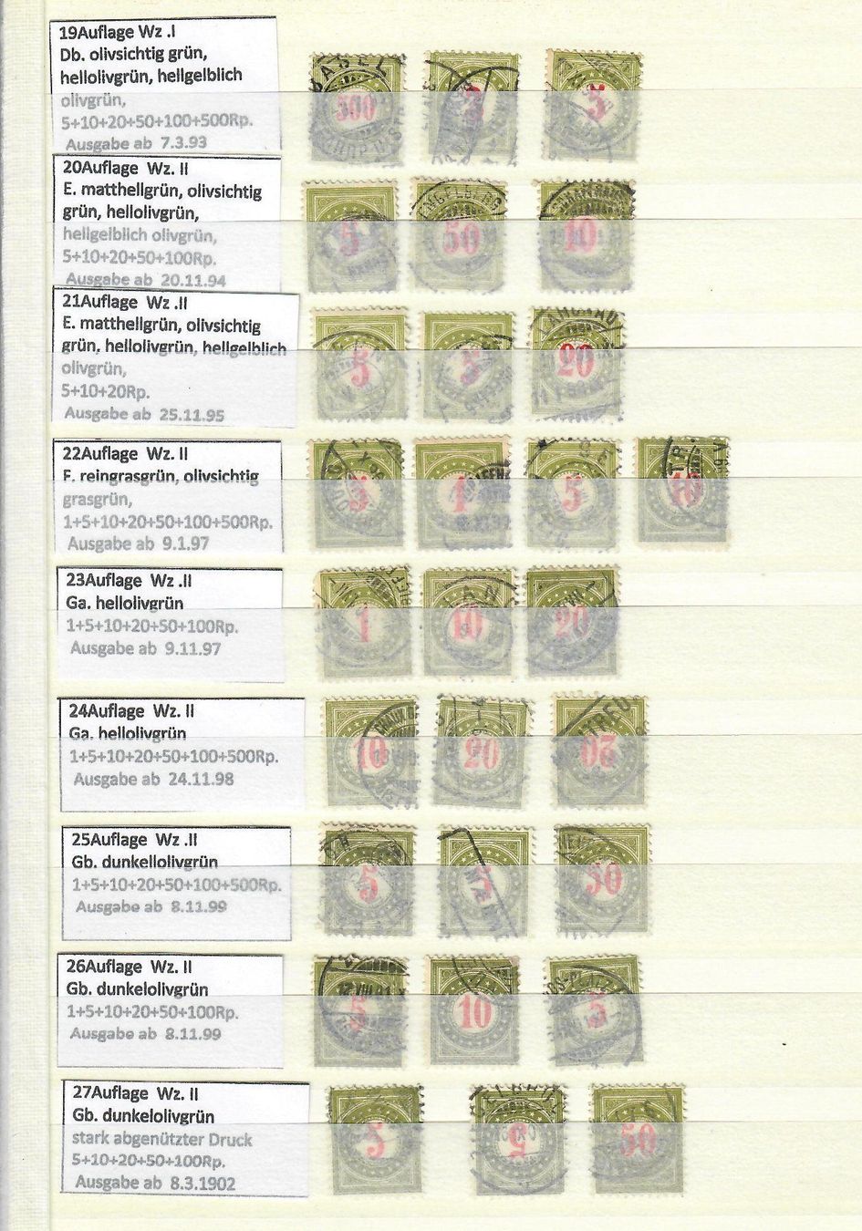 Alle Briefmarken: Portomarken leicht selber bestimmen – Neu (gemäss Beschreibung) aus Endingen von briefmarkenmeier57 2