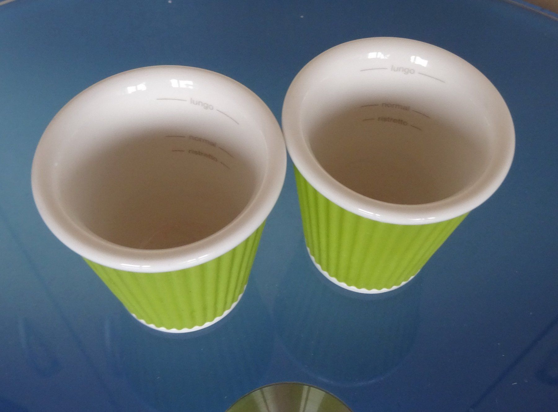 Tassen: Tchibo Espresso Tassen grün – Gebraucht aus Speicher von Metoyou11 1