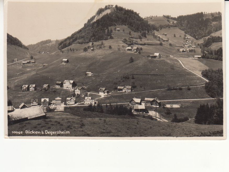 Ansichtskarten: Dicken 1936 – Gebraucht aus Bürglen TG von StampGraf