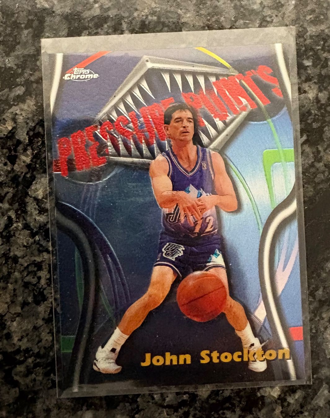 Topps Carte collezionabili: NBA John Stockton Topps Chrome Pressure Points Card – Nuovo (secondo la descrizione) da Muttenz venduto da joba23