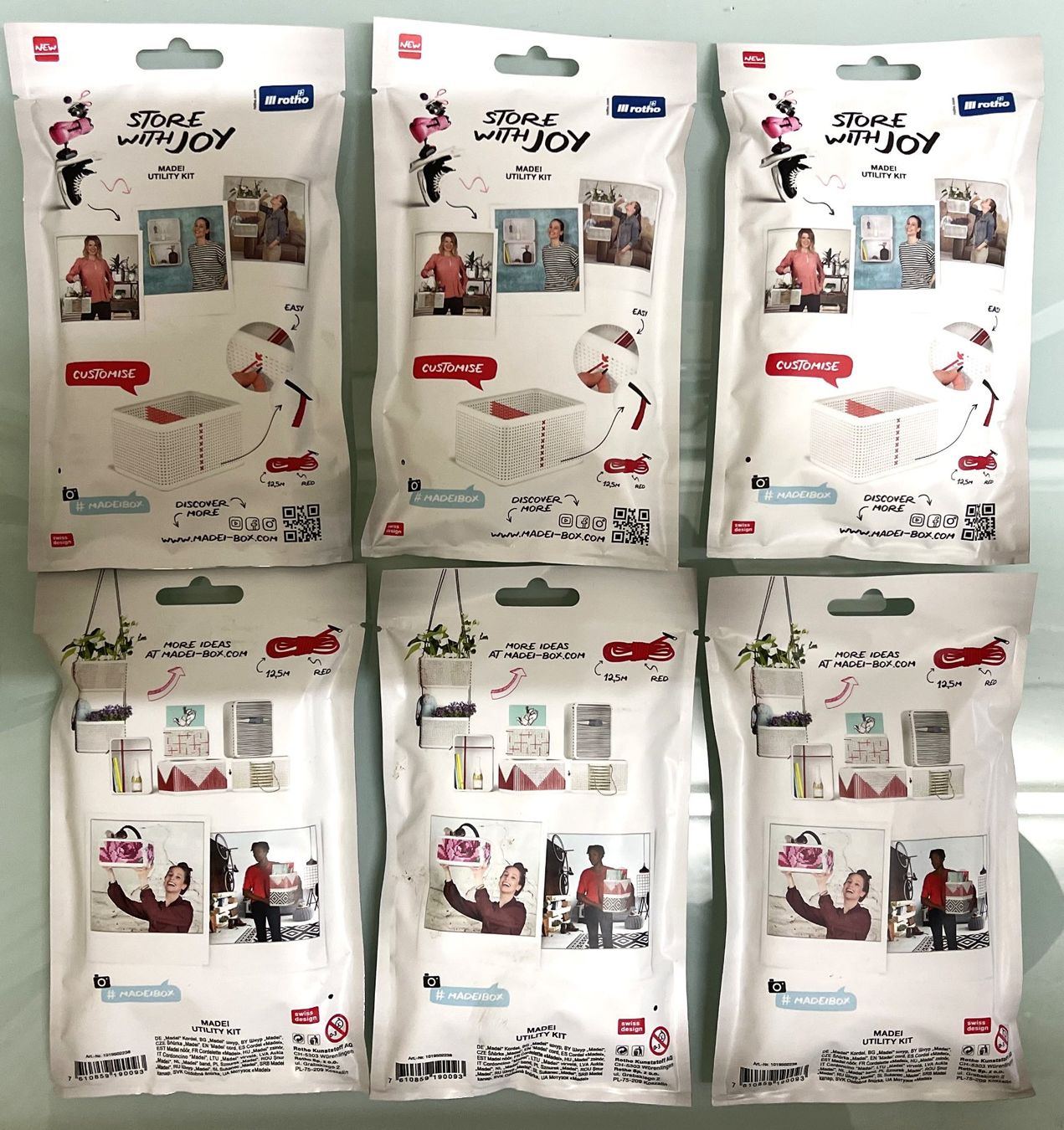 Rotho Contenitori & Simili: 6 X ROTHO - MADEI UTILITY KIT – Nuovo e nell'imballaggio originale da Oftringen venduto da Vucki